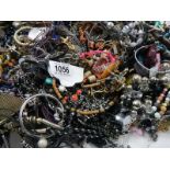 A large mixed lot of costume jewellery.