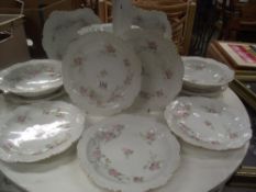 A quantity of vintage dishes and comports