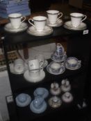 Quantity of Royal Doulton cups and saucers, Royal Worcester etc.