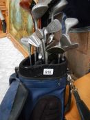 A good set of golf clubs.