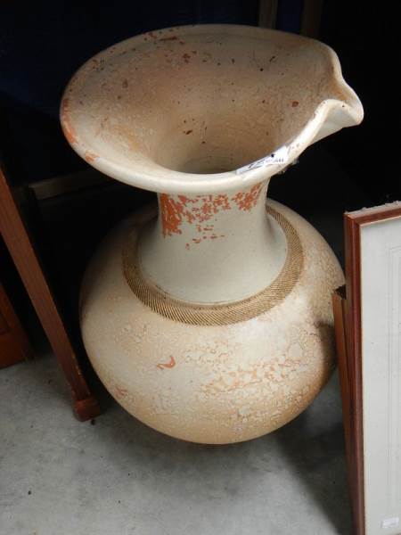A large china vase.