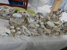 A large quantity of Royal Cauldon Victoria pattern china.