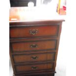 A Hi-Fi cupboard with faux drawer front