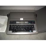 A Panasonic electric typewriter model no KX-R194
