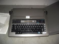 A Panasonic electric typewriter model no KX-R194