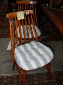 A set of 4 Ercol style chairs.