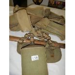 A army belt water can complete with other webbing items.