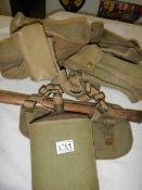 A army belt water can complete with other webbing items.