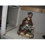 A Capodimonte hunting figure