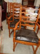 A good set of 6 ladderback chairs.