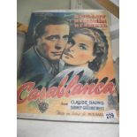 A canvas depicting Casablanca,