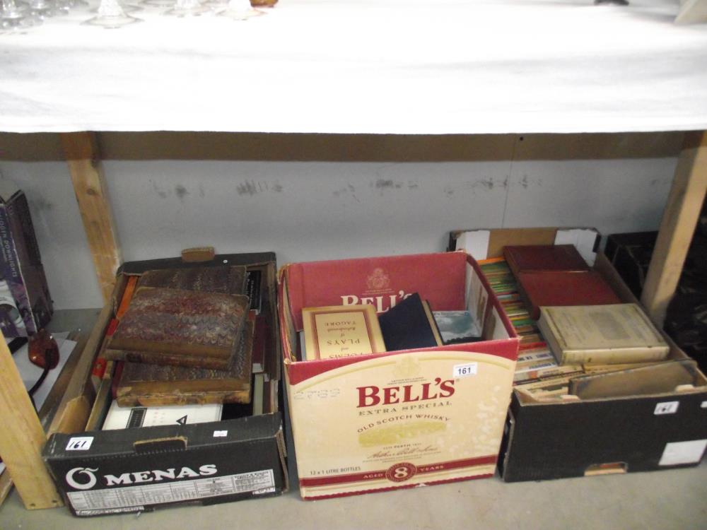 3 boxes of antiquarian and collectors books