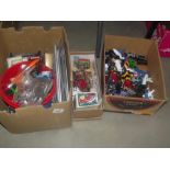 3 boxes of mixed diecast toys etc.