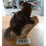 A Beswick beaver, No.2195.