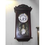 A modern Canterbury 31 day wall clock