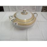 A Bavarian soup tureen and ladle