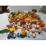 Approximately 68 construction and farming related die cast models.