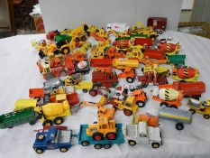 Approximately 68 construction and farming related die cast models.