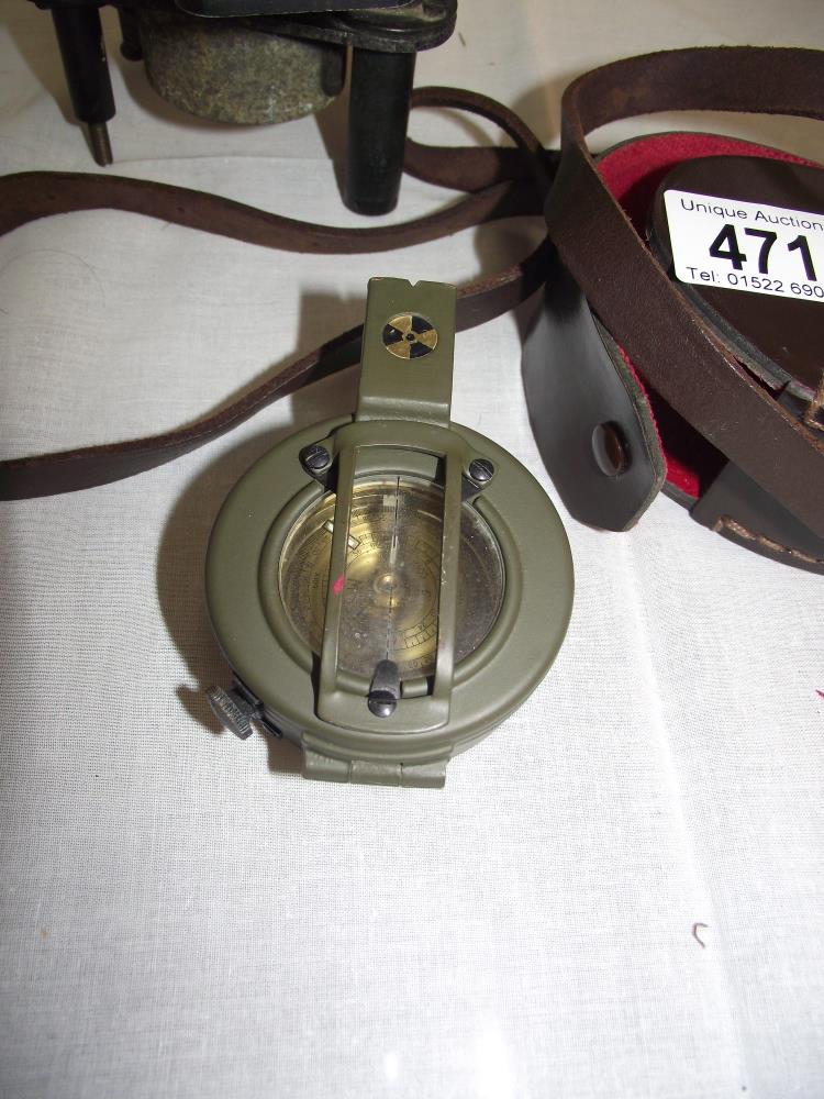 A RAF Astro compass and an Artillery 64 compass - Image 3 of 5