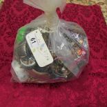 A bag of costume jewellery, approximately 3 kg.