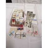 A quantity of cigarette and tea cards