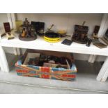 A good collection of smoking and tobacco related items including 2 pipe racks, pipes,