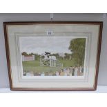 Vincent Haddelsey (1934-2010) Artist's proof limited edition lithographic print 7/34 equestrian