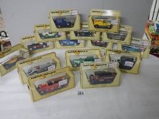 15 boxed 1970/80's Matchbox models of yesteryear.