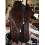 A fine quality full length coat made by M Michaels Furs, Bristol, vintage. (in good condition).
