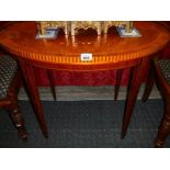 A good quality Edwardian oval side table.