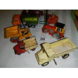 A quantity of Dinky commercial vehicles including Bedford, road roller etc.