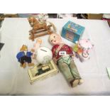 A Japanese doll and other toys