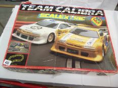 A scalextric team Calibra racing set ****Condition report**** Untested,