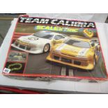 A scalextric team Calibra racing set ****Condition report**** Untested,