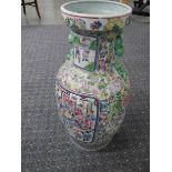A good Chinese painted vase, 62 cm tall.