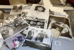 A collection of press releases and promotional of country and western artists including Tammy Kline