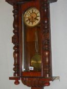 A Victorian wall clock.