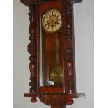 A Victorian wall clock.