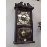 A 1970s Carpenters Westminster wall clock