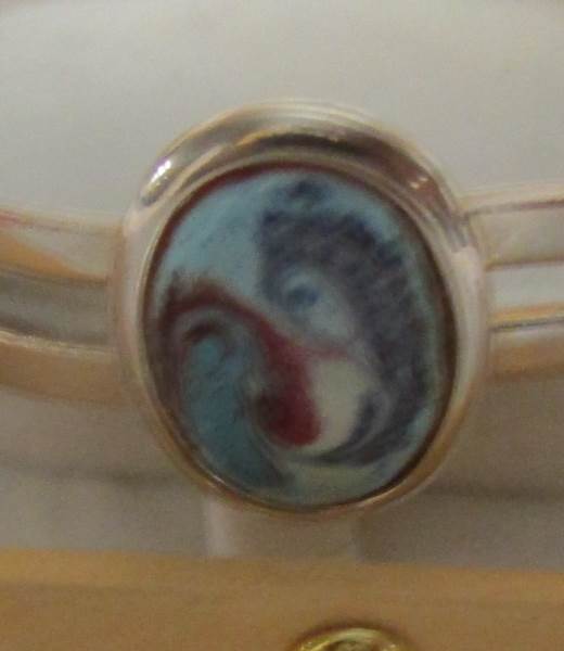 An Irish silver plate and enamel bracelet. - Image 2 of 2