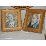 Two old furnishing portrait prints.