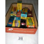 5 boxed Corgi cars - Nos 228, 237, 238, 240 and 240. All in good condition and in original boxes.