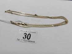 A 9ct gold chain, 10 grams.