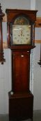 A good Victorian 8 day painted dial Grandfather clock, in working order.