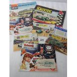 A quantity of 1960's Corgi, Triang, Scalextric, Hornby original sales brochures.
