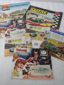 A quantity of 1960's Corgi, Triang, Scalextric, Hornby original sales brochures.