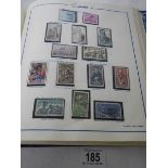 A good collection of Spanish stamps in 5 albums plus reference books.