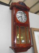 A C Wood and Sons 15 day 1930s style wall clock