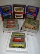 Eight construction themed die cast vehicle and 15 other vehicles.