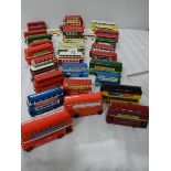 A good lot of various die cast double decker buses.